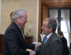 El presidente del Consejo de Cuentas y el rector de la UVA
